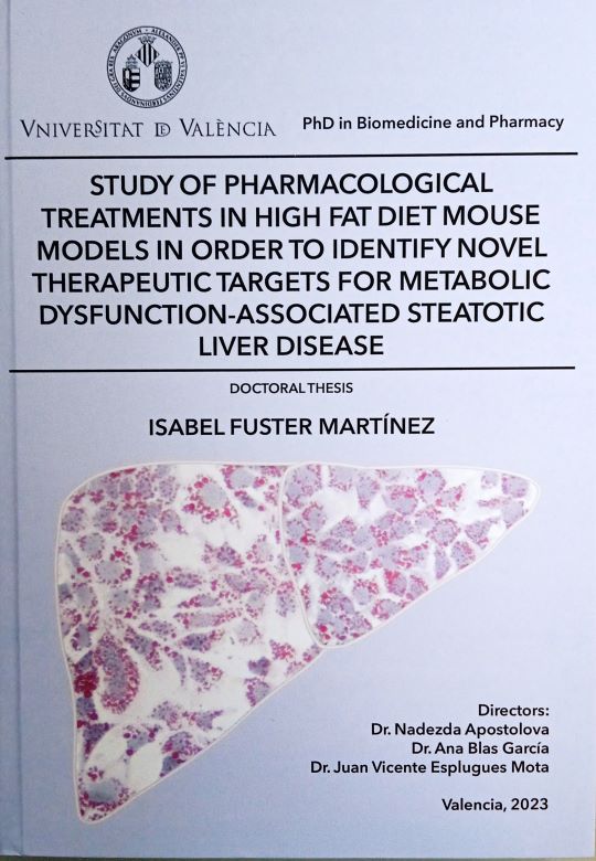 Cover of Isabel Fuster's doctoral thesis